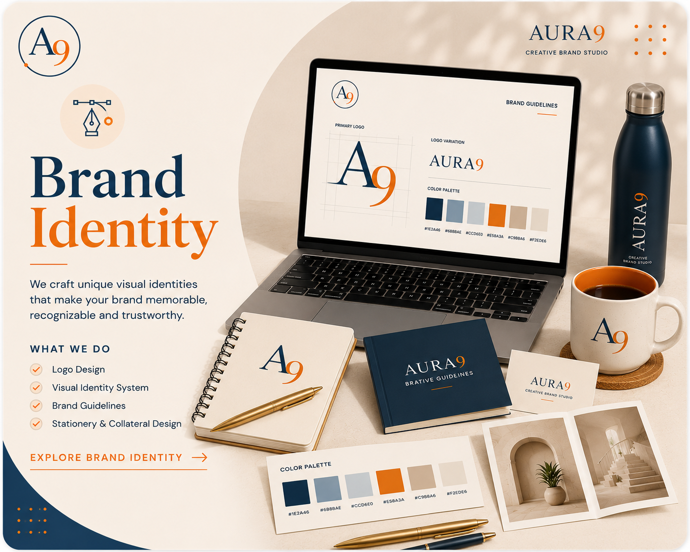 aura9 brand identity